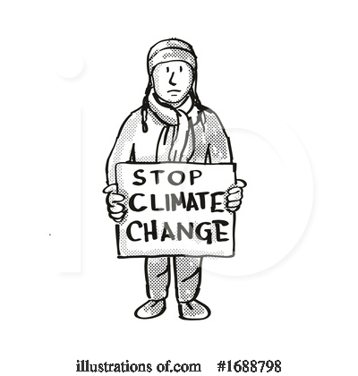 Royalty-Free (RF) Protest Clipart Illustration by patrimonio - Stock Sample #1688798