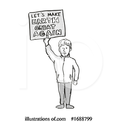 Royalty-Free (RF) Protest Clipart Illustration by patrimonio - Stock Sample #1688799