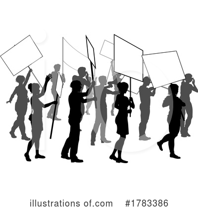 Royalty-Free (RF) Protest Clipart Illustration by AtStockIllustration - Stock Sample #1783386