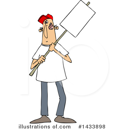 Protester Clipart #1433898 by djart