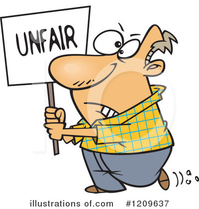Royalty-Free (RF) Protesting Clipart Illustration by toonaday - Stock Sample #1209637