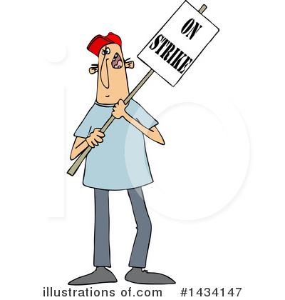 Protester Clipart #1434147 by djart