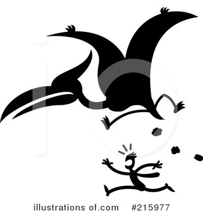 Royalty-Free (RF) Pterosaur Clipart Illustration by Zooco - Stock Sample #215977