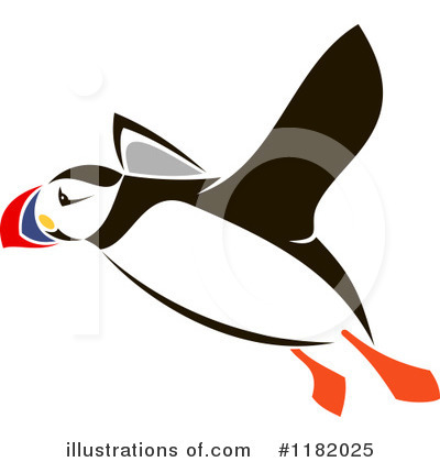 Royalty-Free (RF) Puffin Clipart Illustration by Vector Tradition SM - Stock Sample #1182025