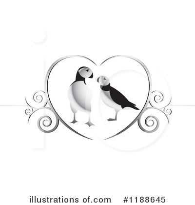 Puffin Clipart #1188645 by Lal Perera