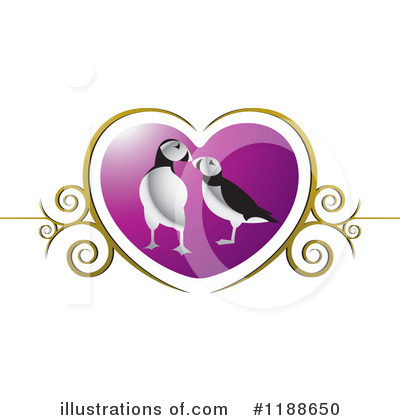Puffin Clipart #1188650 by Lal Perera