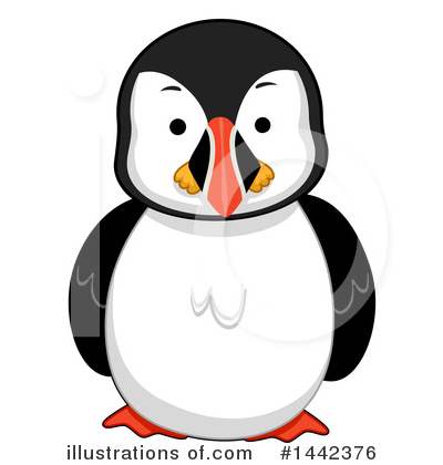 Royalty-Free (RF) Puffin Clipart Illustration by BNP Design Studio - Stock Sample #1442376