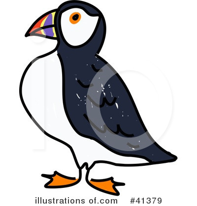 Royalty-Free (RF) Puffin Clipart Illustration by Prawny - Stock Sample #41379