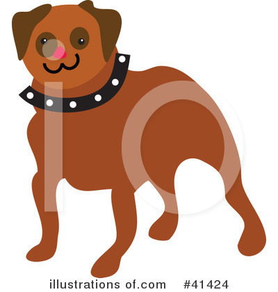 Royalty-Free (RF) Pug Clipart Illustration by Prawny - Stock Sample #41424
