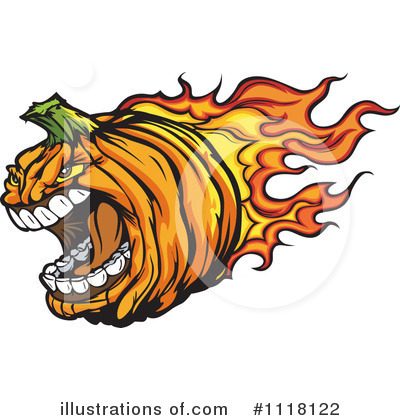 Royalty-Free (RF) Pumpkin Clipart Illustration by Chromaco - Stock Sample #1118122