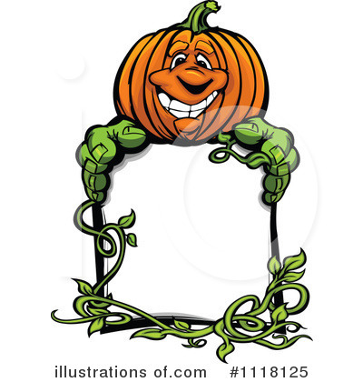 Royalty-Free (RF) Pumpkin Clipart Illustration by Chromaco - Stock Sample #1118125