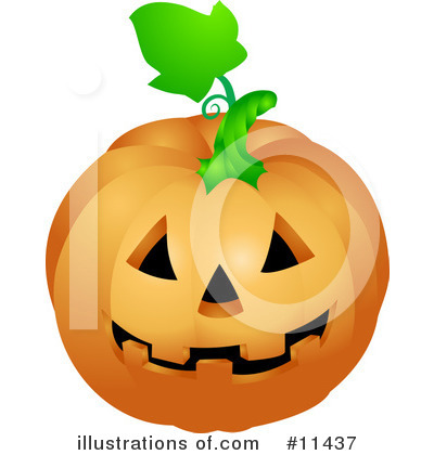 Royalty-Free (RF) Pumpkin Clipart Illustration by AtStockIllustration - Stock Sample #11437