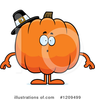 Royalty-Free (RF) Pumpkin Clipart Illustration by Cory Thoman - Stock Sample #1209499