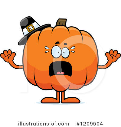 Royalty-Free (RF) Pumpkin Clipart Illustration by Cory Thoman - Stock Sample #1209504
