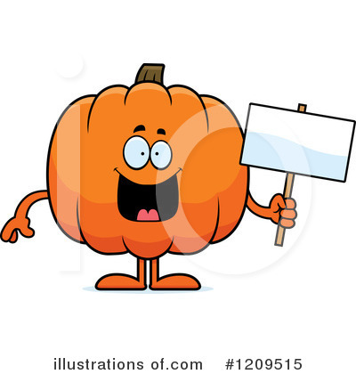 Royalty-Free (RF) Pumpkin Clipart Illustration by Cory Thoman - Stock Sample #1209515