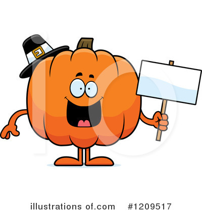 Royalty-Free (RF) Pumpkin Clipart Illustration by Cory Thoman - Stock Sample #1209517