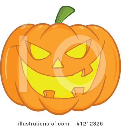 Royalty-Free (RF) Pumpkin Clipart Illustration by Hit Toon - Stock Sample #1212326