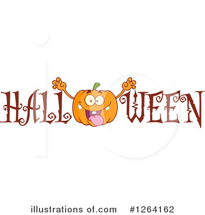 Royalty-Free (RF) Pumpkin Clipart Illustration by Hit Toon - Stock Sample #1264162