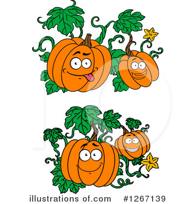 Royalty-Free (RF) Pumpkin Clipart Illustration by Vector Tradition SM - Stock Sample #1267139