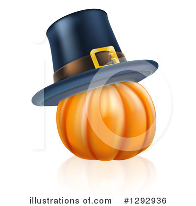 Pilgrim Hat Clipart #1292936 by AtStockIllustration