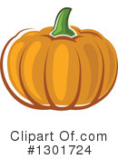 Pumpkin Clipart #1301724 by Vector Tradition SM
