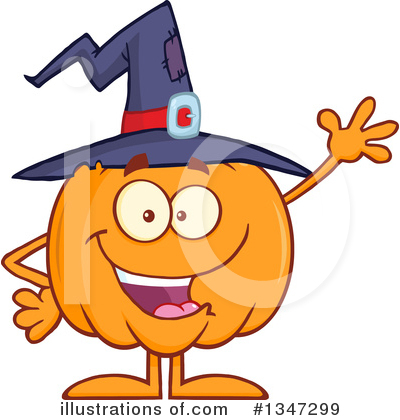 Halloween Pumpkin Clipart #1347299 by Hit Toon
