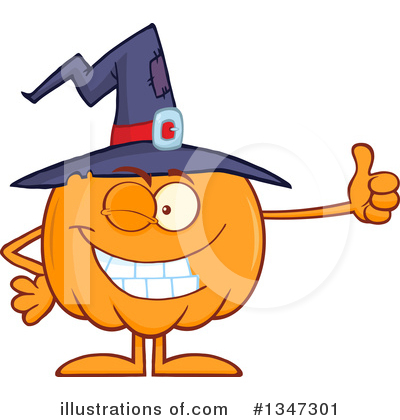 Royalty-Free (RF) Pumpkin Clipart Illustration by Hit Toon - Stock Sample #1347301
