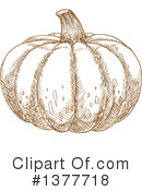 Pumpkin Clipart #1377718 by Vector Tradition SM