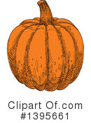 Pumpkin Clipart #1395661 by Vector Tradition SM