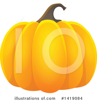 Royalty-Free (RF) Pumpkin Clipart Illustration by visekart - Stock Sample #1419084