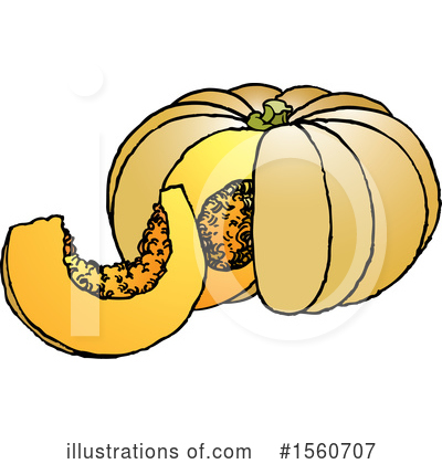 Pumpkin Clipart #1560707 by Lal Perera