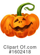 Pumpkin Clipart #1602418 by Vector Tradition SM