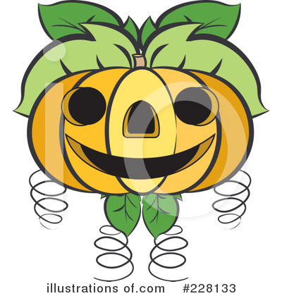 Royalty-Free (RF) Pumpkin Clipart Illustration by Lal Perera - Stock Sample #228133