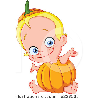 Royalty-Free (RF) Pumpkin Clipart Illustration by yayayoyo - Stock Sample #228565