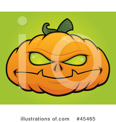 Royalty-Free (RF) Pumpkin Clipart Illustration by John Schwegel - Stock Sample #45465