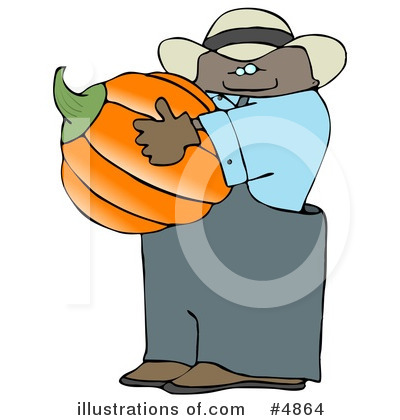 Royalty-Free (RF) Pumpkin Clipart Illustration by djart - Stock Sample #4864