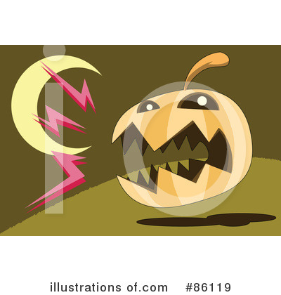 Royalty-Free (RF) Pumpkin Clipart Illustration by mayawizard101 - Stock Sample #86119