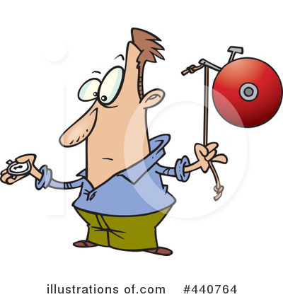 Royalty-Free (RF) Punctuality Clipart Illustration by toonaday - Stock Sample #440764