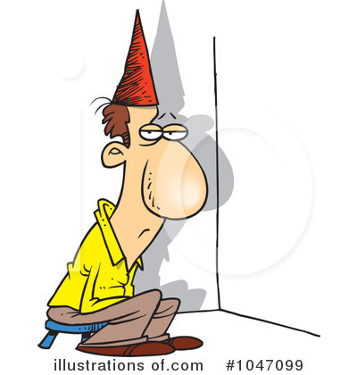 Royalty-Free (RF) Punishment Clipart Illustration by toonaday - Stock Sample #1047099