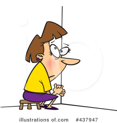 Royalty-Free (RF) Punishment Clipart Illustration by toonaday - Stock Sample #437947