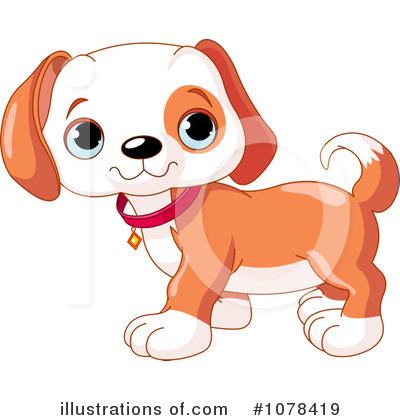 Royalty-Free (RF) Puppy Clipart Illustration by Pushkin - Stock Sample #1078419