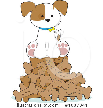 Royalty-Free (RF) Puppy Clipart Illustration by Maria Bell - Stock Sample #1087041