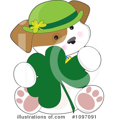 Royalty-Free (RF) Puppy Clipart Illustration by Maria Bell - Stock Sample #1097091