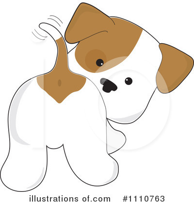 Royalty-Free (RF) Puppy Clipart Illustration by Maria Bell - Stock Sample #1110763