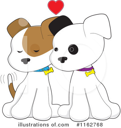 Puppy Love Clipart #1162768 by Maria Bell