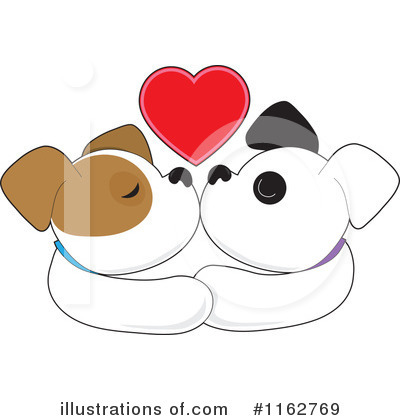 Puppy Love Clipart #1162769 by Maria Bell