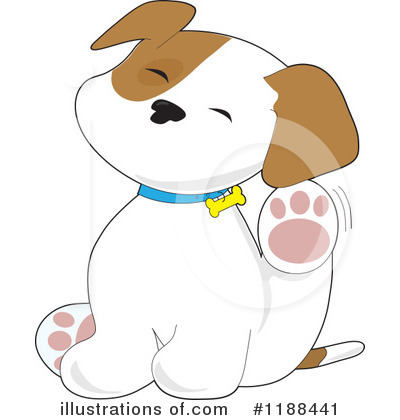 Royalty-Free (RF) Puppy Clipart Illustration by Maria Bell - Stock Sample #1188441
