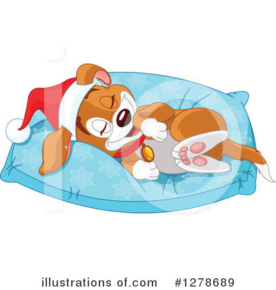 Royalty-Free (RF) Puppy Clipart Illustration by Pushkin - Stock Sample #1278689