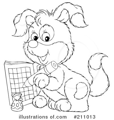 Coloring Page Clipart #211013 by Alex Bannykh