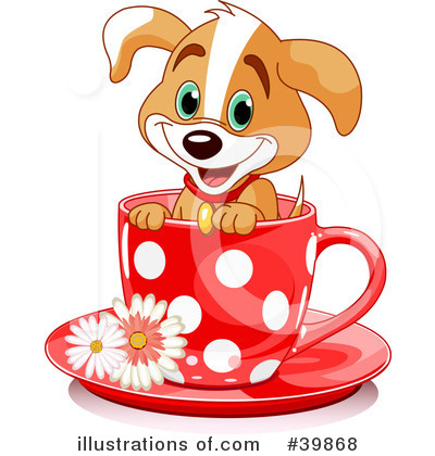 Royalty-Free (RF) Puppy Clipart Illustration by Pushkin - Stock Sample #39868